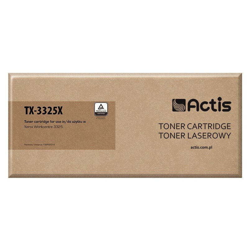 Kārtridžs Actis TX-3325X (replacement for Xerox 106R02312; Standard; 11000 pages; black) (TX-3325X)