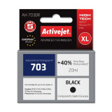 Druckkopfpatrone Activejet AH-703BR Ink (replacement for HP 703 CD887AE; Premium; 20 ml; black) (AH-703BR)
