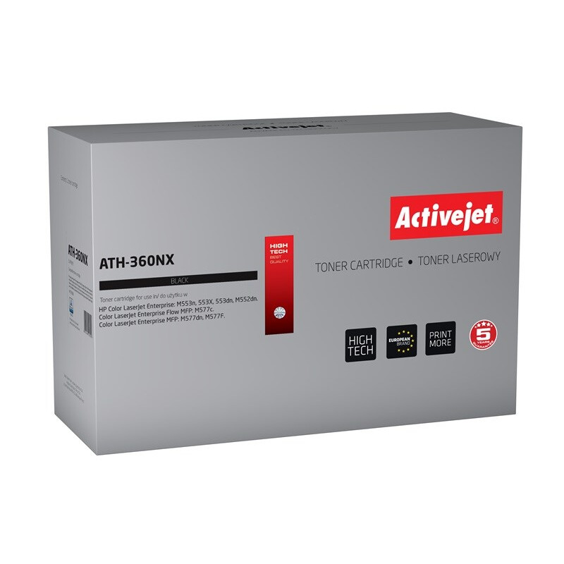 Druckkopfpatrone Activejet ATH-360NX (replacement for HP 508X CF360X; Supreme; 12500 pages; black) (ATH-360NX)
