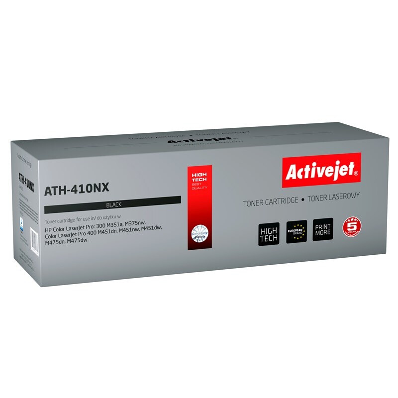 Kārtridžs Activejet ATH-410NX (replacement for HP 305X CE410X; Supreme; 4000 pages; black) (ATH-410NX)