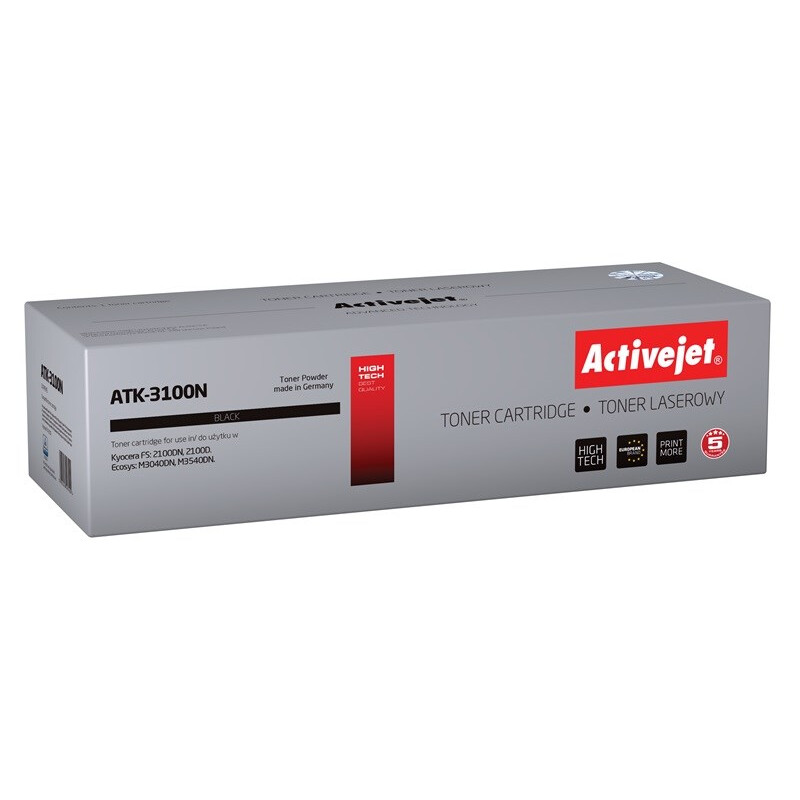 Kārtridžs Activejet ATK-3100N (replacement for Kyocera TK-3100; Supreme; 12500 pages; black) (ATK-3100N)