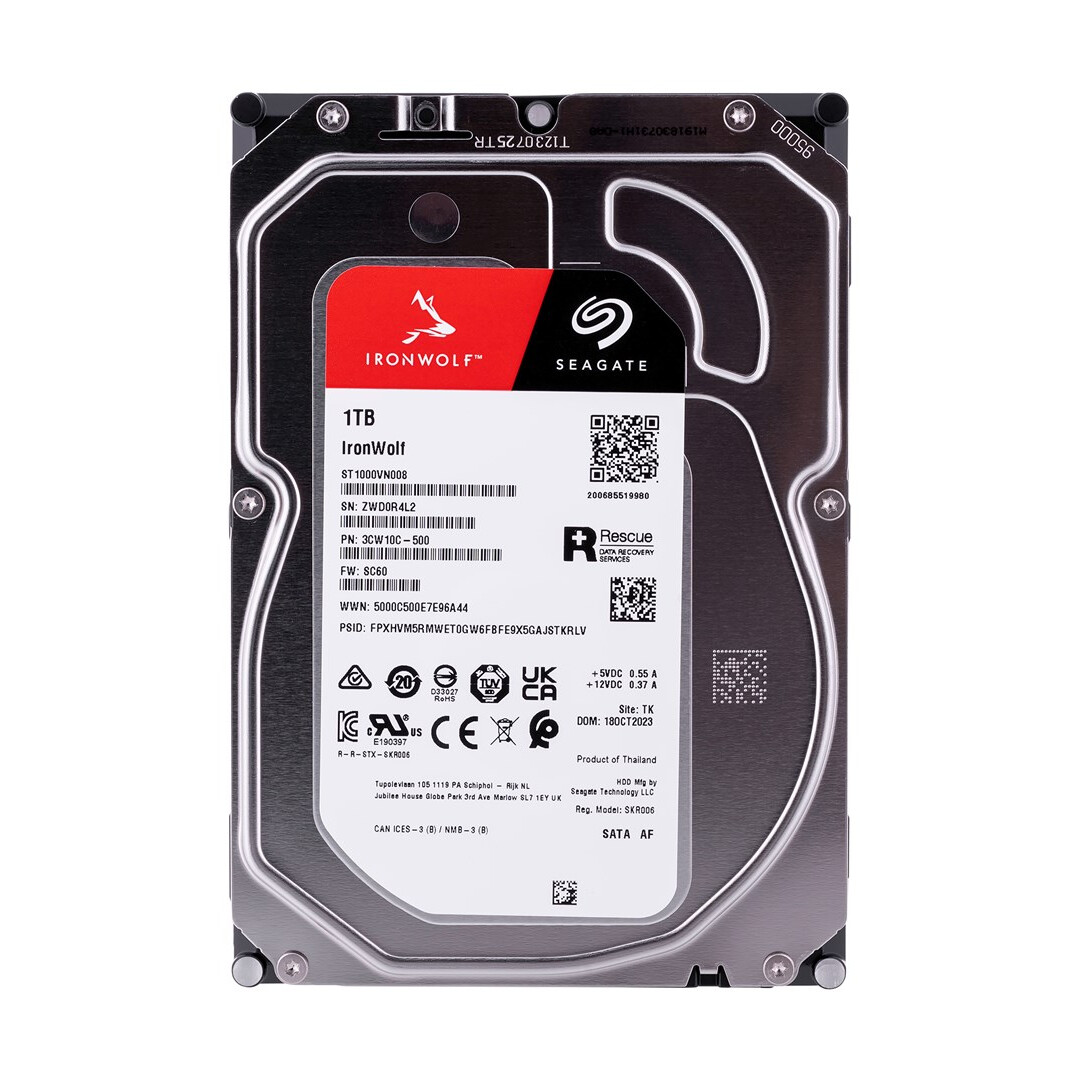 Cietais disks Seagate IronWolf 1 TB (ST1000VN008) - foto 4