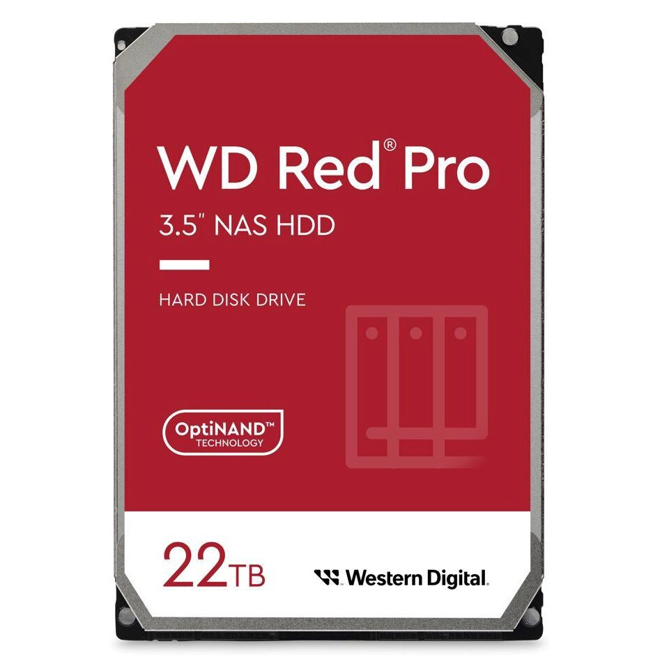 Cietais disks Western Digital Red Pro 22000 GB (WD221KFGX)