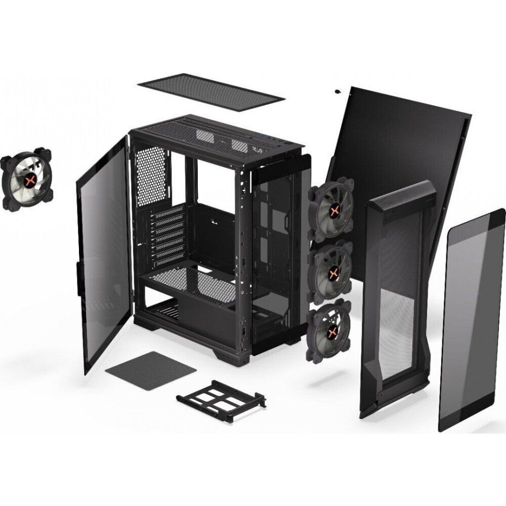 Datoru korpuss KRUX HEKO Midi-Tower (KRXD001) - foto 3