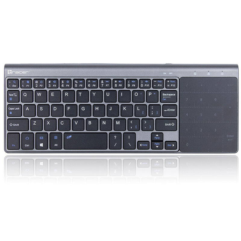 Tastatūra Tracer EXpert Black, Grey ENG (TRAKLA46934)