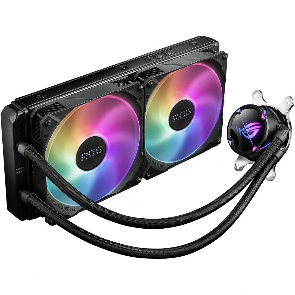 Procesoru dzesētājs ASUS ROG STRIX LC II 280 ARGB Black (90RC00C1-M0UAY1)