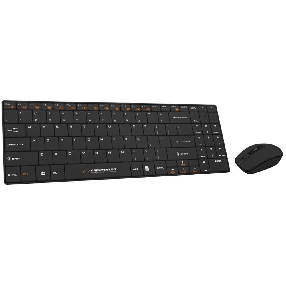 Tastatūra + pele Esperanza EK122K Black (EK122K)