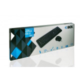 Tastatūra + pele iBox OFFICE KIT II ENG Black (IKMOC2005070U)