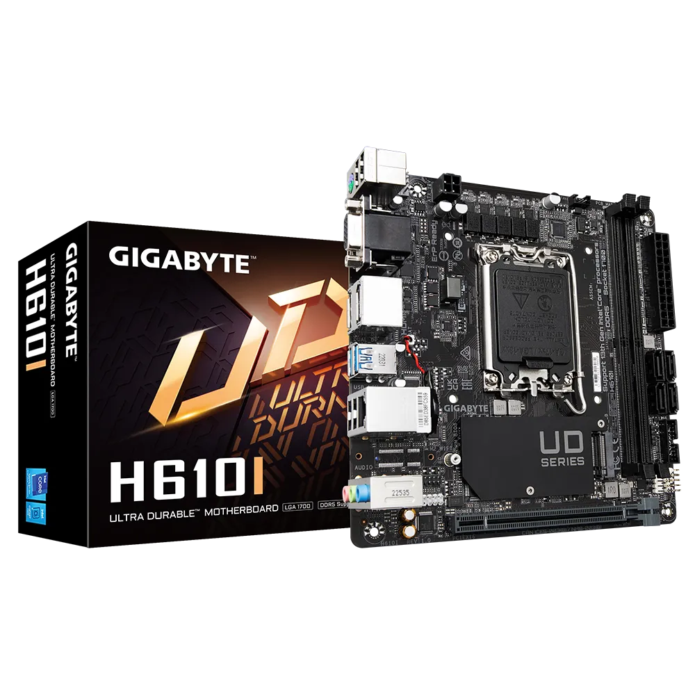 Carte mère GIGABYTE H610I LGA1700 (H610I)