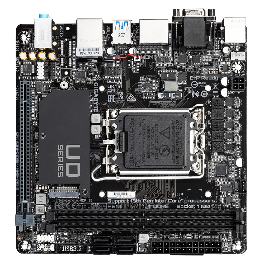 Carte mère GIGABYTE H610I LGA1700 (H610I) - photo 4