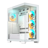 Datoru korpuss GIGABYTE C500 PANORAMIC STEALTH ICE (GB-C500PI ST)