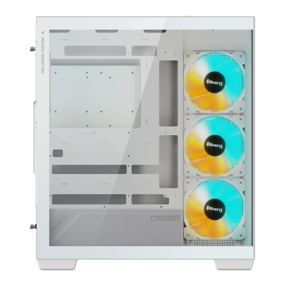 Datoru korpuss GIGABYTE C500 PANORAMIC STEALTH ICE (GB-C500PI ST) - foto 3