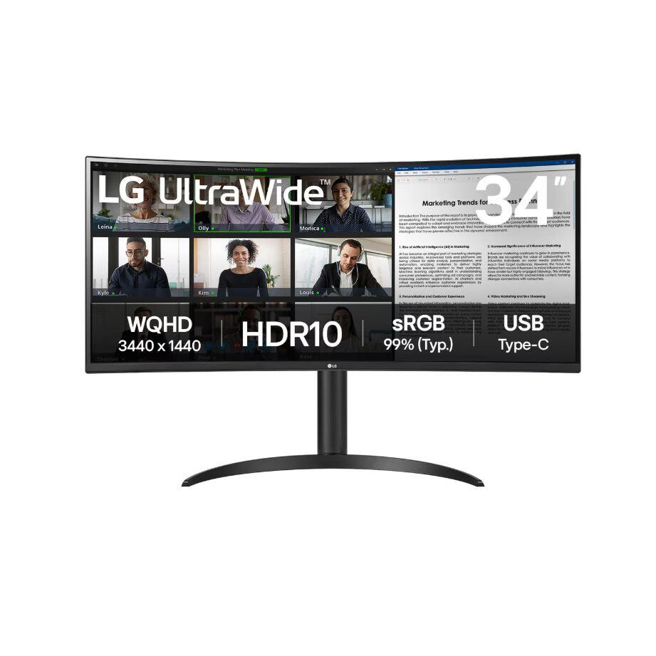 Der Monitor LG 34WR55QK 34" (34WR55QK-B)