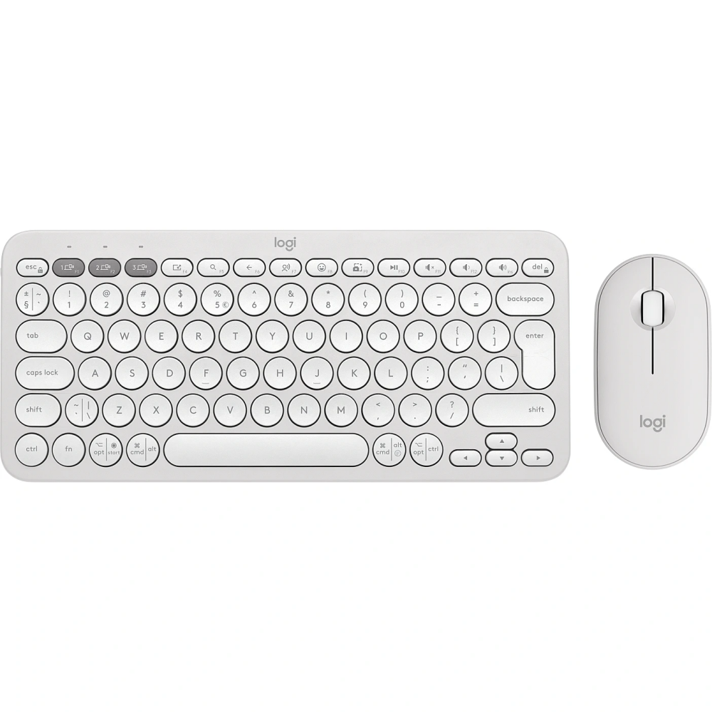 Tastatūra + pele LOGITECH Pebble 2 ENG White (920-012240)