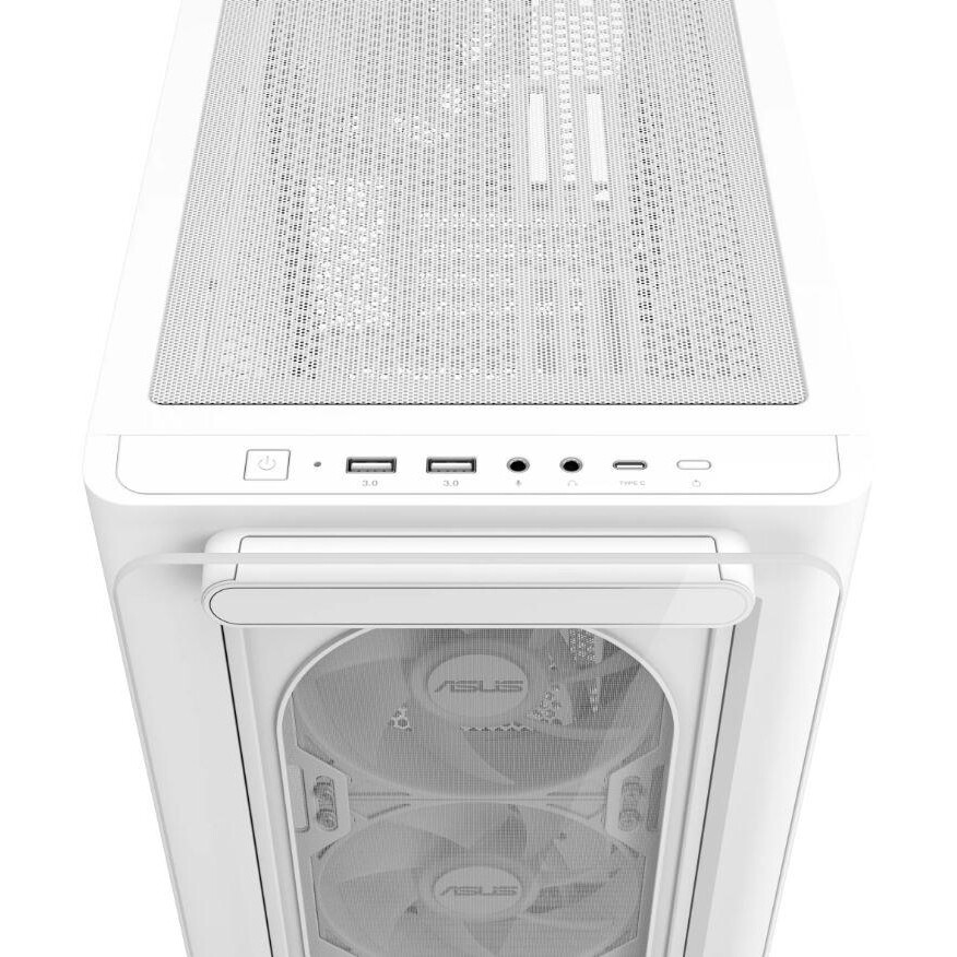 Datoru korpuss ASUS A23 PLUS MidiTower White (A23 PLUS TG/ARGB WHITE) - foto 5