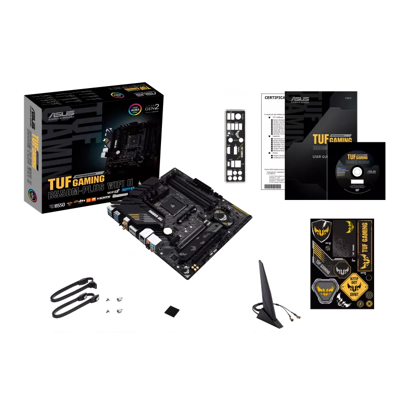 Pamatplate Asus TUF GAMING B550M-PLUS WIFI II (90MB19Y0-M0EAY0) - foto 8