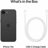 Mobilais tālrunis APPLE IPHONE 16E 8/128GB Black (MD1Q4ZD/A)