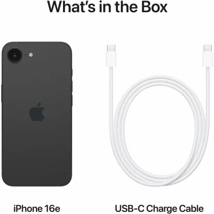 Mobilais tālrunis APPLE IPHONE 16E 8/128GB Black (MD1Q4SX/A) - foto 7