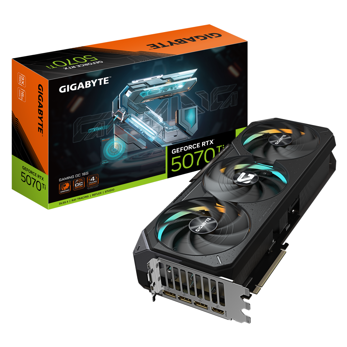 Videokarte Gigabyte GeForce RTX 5070 Ti GAMING OC 16GB - GV-N507TGAMING OC-16GD - foto 5