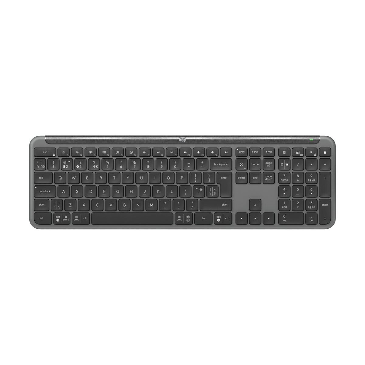 Tastatūra Logitech Signature Slim K950 (US) Bluetooth QWERTY (920-012465) - foto 2