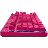 Tastatūra Logitech PRO X TKL Lightspeed GX Pink (920-012159)