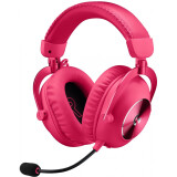 Austiņas Logitech PRO X2 LIGHTSPEED Pink (981-001275)