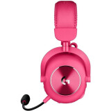 Austiņas Logitech PRO X2 LIGHTSPEED Pink (981-001275)