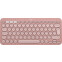 Tastatūra Logitech Pebble Keys 2 K380s Rose (920-011853)