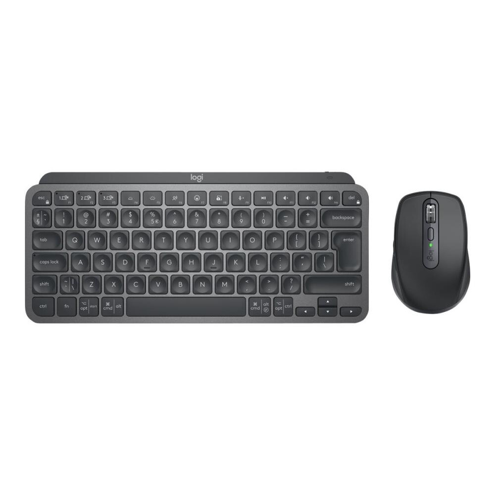 Tastatūra + pele Logitech MX KEYS MINI DE COMBO Black (920-011054)