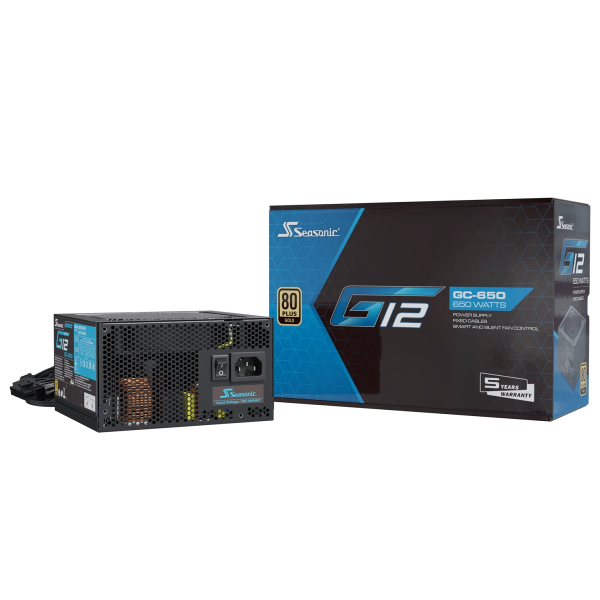 Barošanas bloks SEASONIC G12 GC 650W - SSP-650RT2 - foto 8