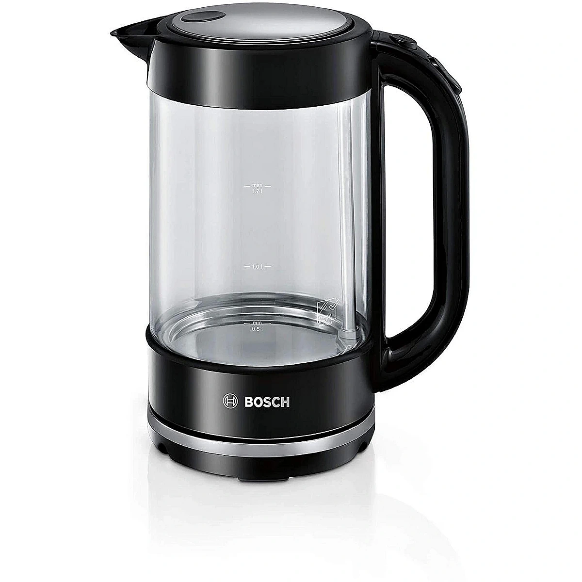 Tējkanna Bosch TWK70B03 1.7 L 2400 W Black Glass