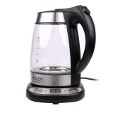 Tassen Adler AD 1247 NEW 1.7 L 2200 W Black, Stainless steel