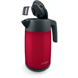 Tējkanna Bosch TWK 7L464 2400 W, 1.7 L Red