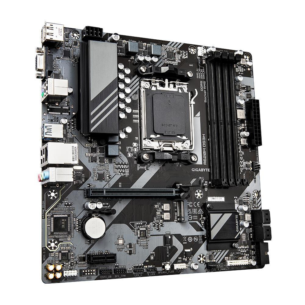 Mainboard GIGABYTE A620MDS3H1.1 - Foto 2