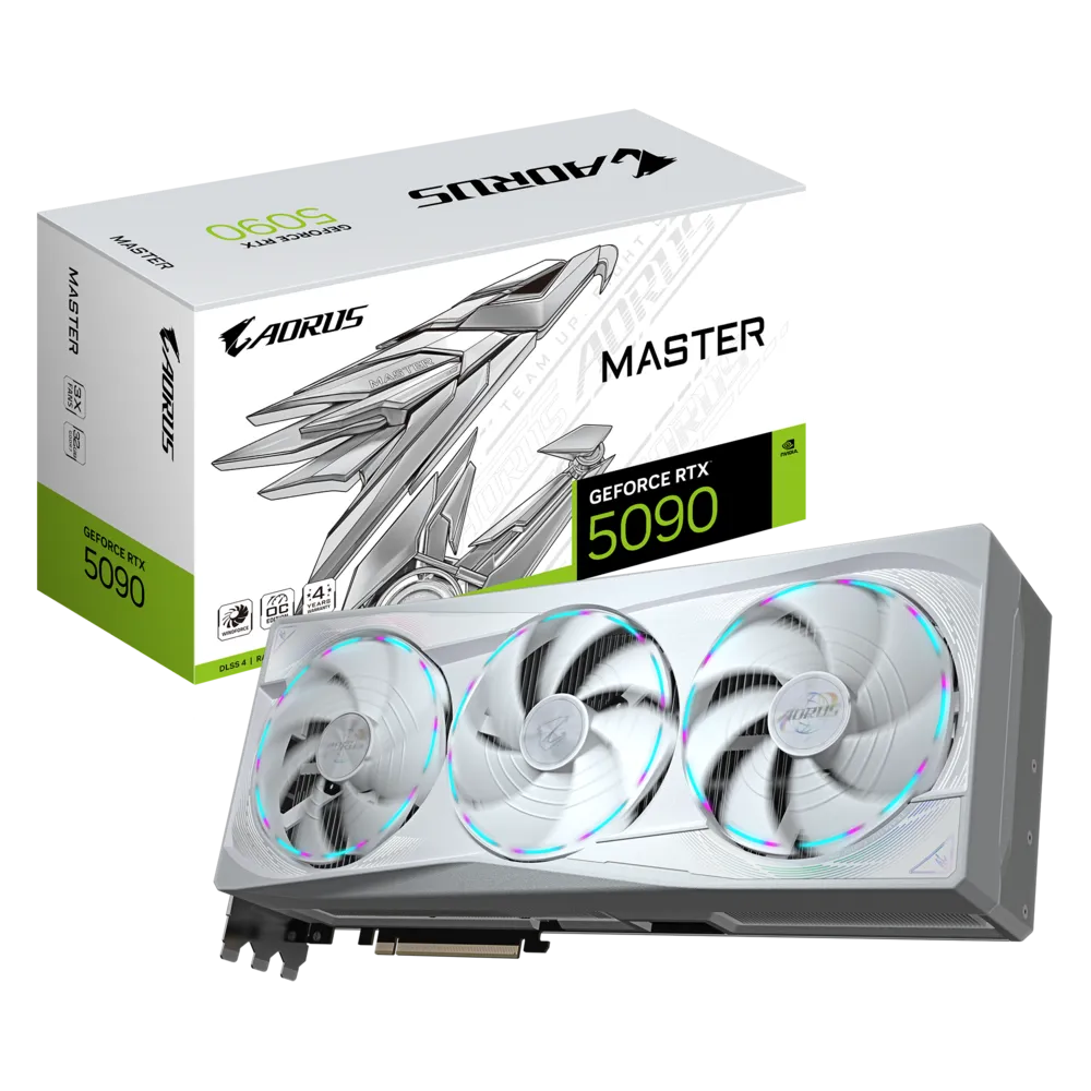 Videokarte AORUS GeForce RTX 5090 MASTER ICE 32GB GDDR7 - GV-N5090AORUSM ICE-32GD - foto 5