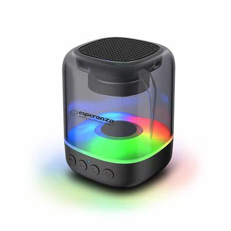 Pārnēsājama akustika Esperanza EP154 BT FM LED RGB