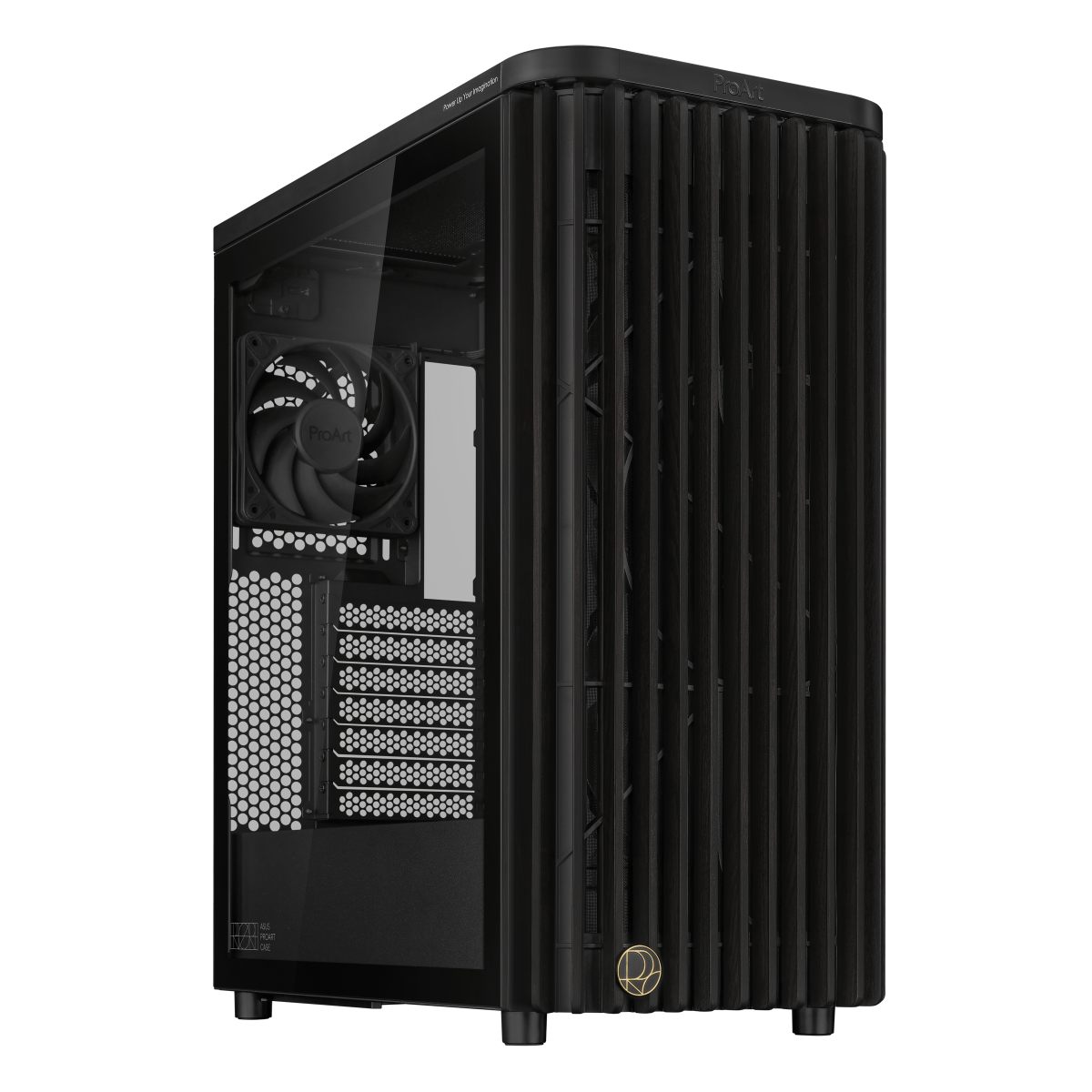 Datora korpuss ASUS ProArt PA401 Wood Edition - PROART PA401 WOOD TG PWM BLACK