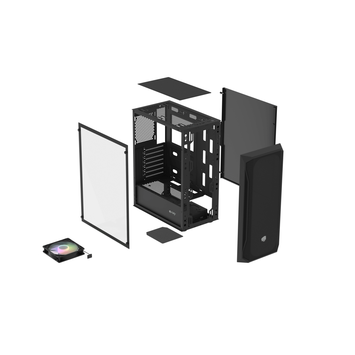 Korpuss FURY SHOBO SH4 (NFO-2153) - foto 8
