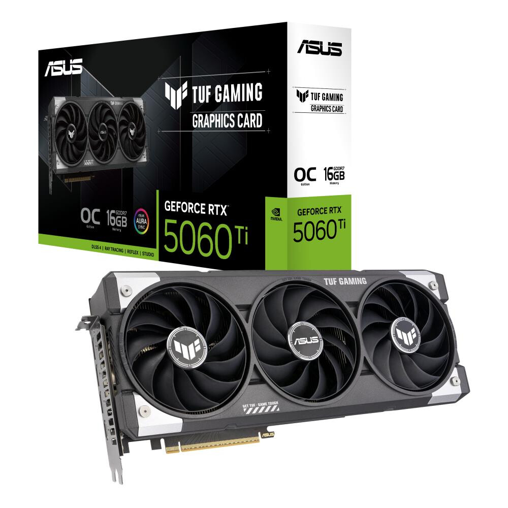 Videokarte ASUS TUF Gaming GeForce RTX 5060 Ti 16GB GDDR7 OC Edition - TUF-RTX5060TI-O16G GAMING - foto 5
