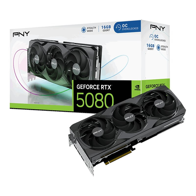 Videokarte PNY GeForce RTX 5080 OC 16 GB GDDR7 (VCG508016TFXPB1-O) - foto 5