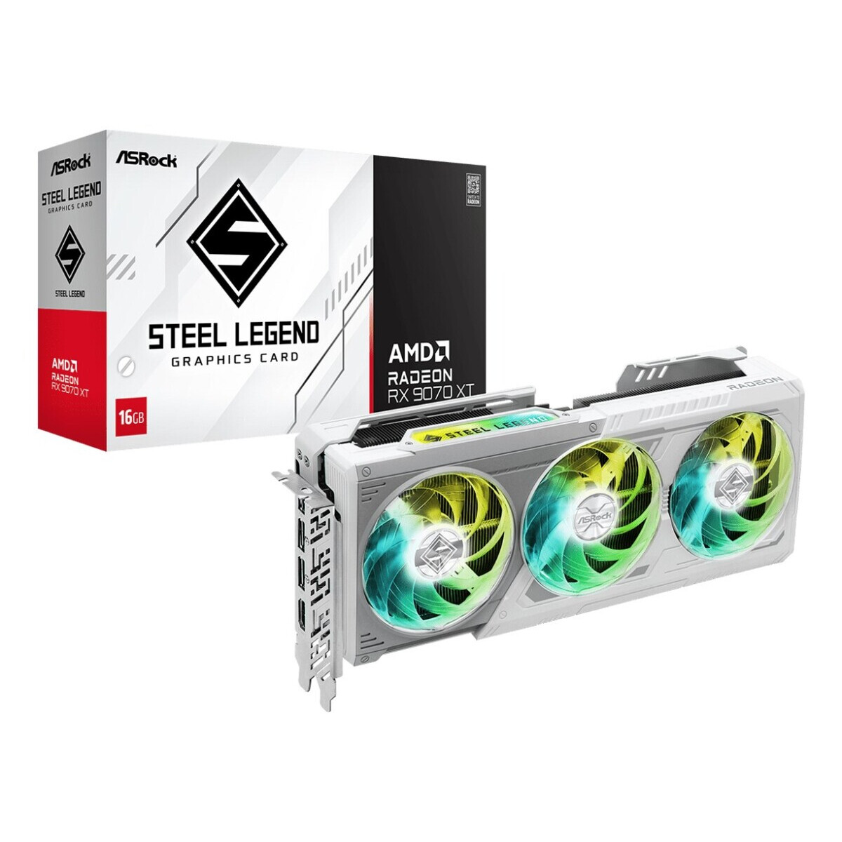 Grafikkarte ASRock Steel Legend Radeon RX 9070 XT 16 GB GDDR6 (RX9070XT SL 16G) - Foto 3