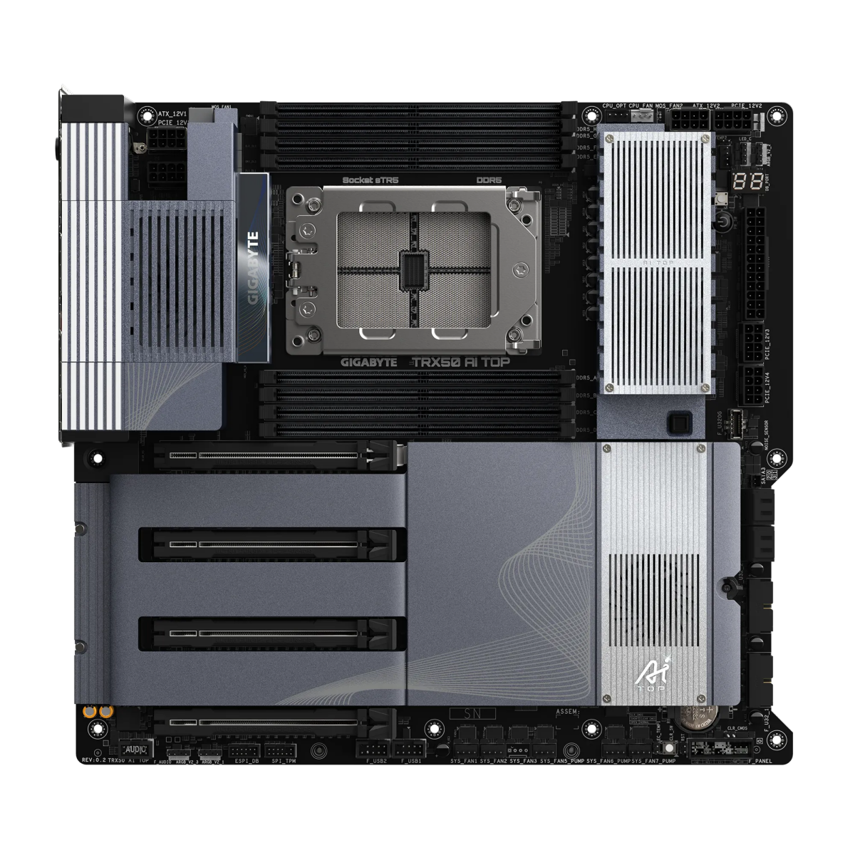 Pamatplate GIGABYTE TRX50 AI TOP