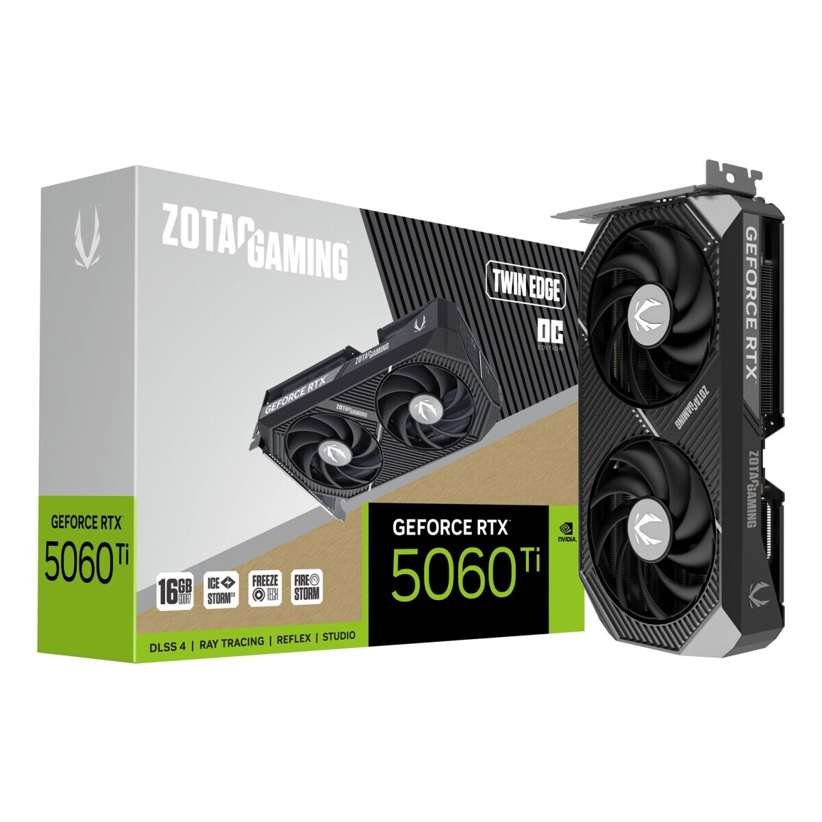 Videokarte ZOTAC GAMING GeForce RTX 5060 Ti Twin Edge OC NVIDIA 16 GB GDDR7 (ZT-B50620H-10M) - foto 4