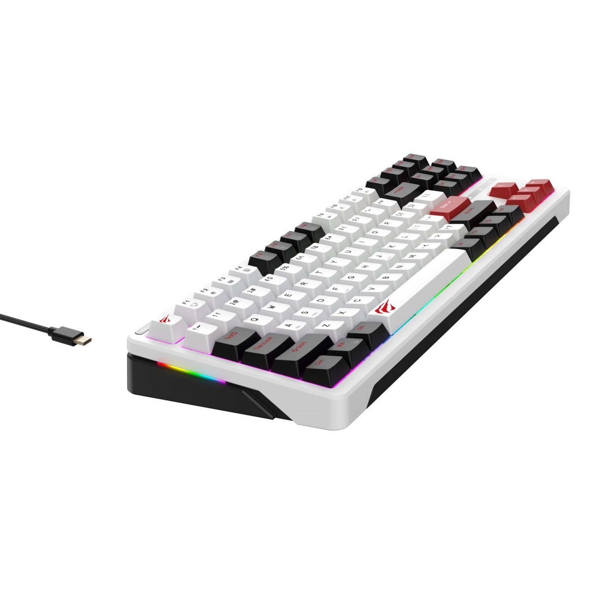 Tastatur Havit KB902L White - Foto 4