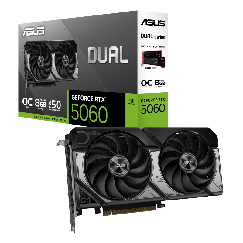 Videokarte ASUS DUAL RTX 5060 OC 8GB GDDR7 (90YV0N12-M0NA00) - foto 4