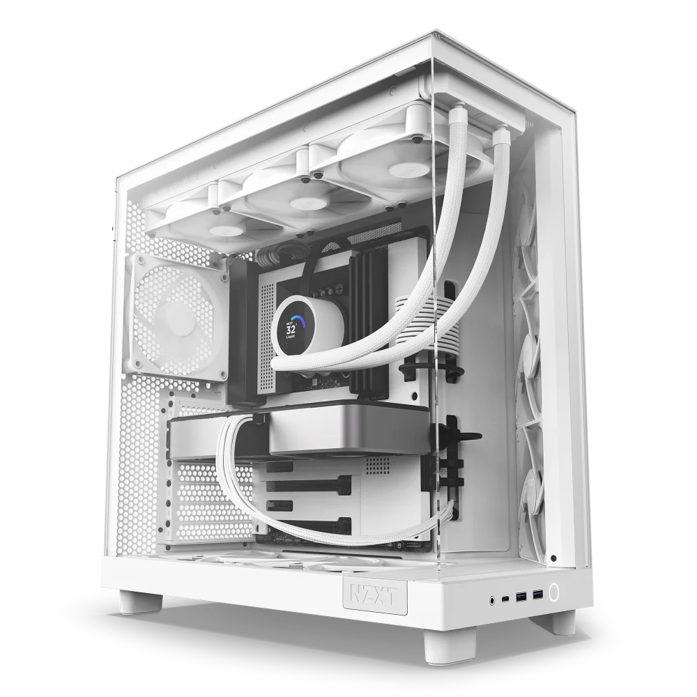 Datoru korpuss NZXT H6 Flow white (CC-H61FW-01)
