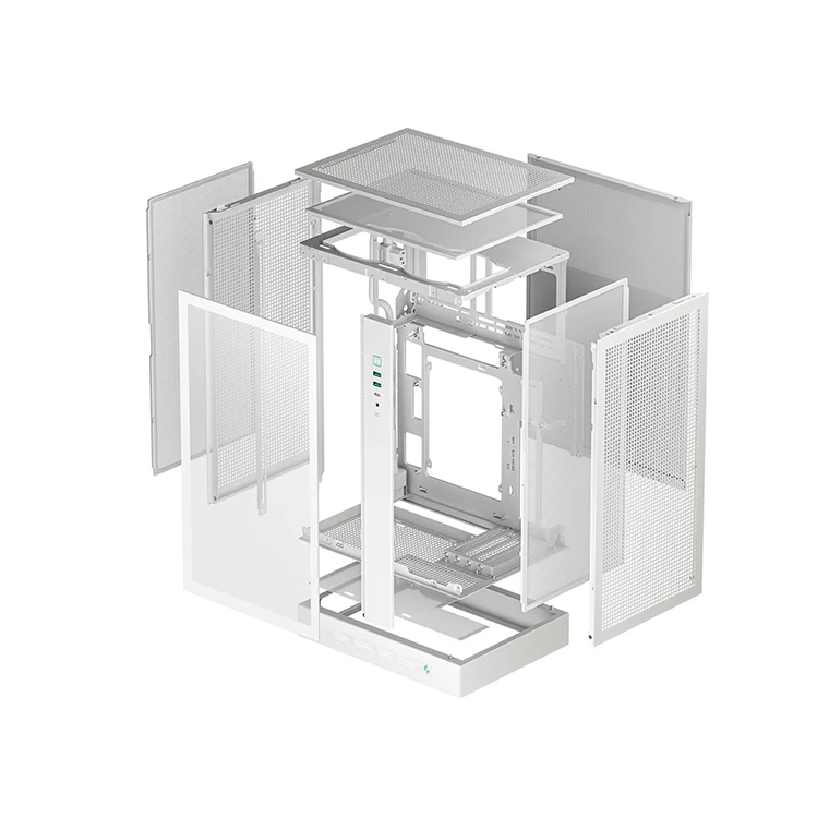 Datora korpuss DeepCool CH270 (R-CH270-WHNDM0-G-1) - foto 4