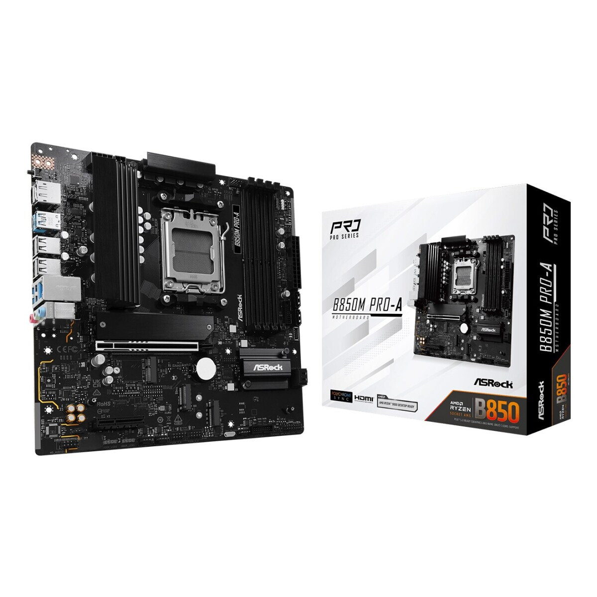 Mainboard ASRock B850M Pro-A - Foto 3