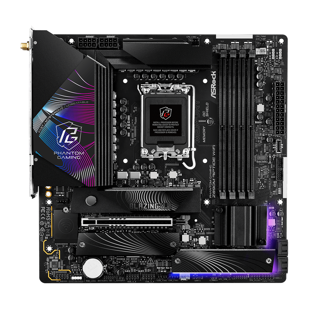 Pamatplate ASRock Z890M Riptide WiFi