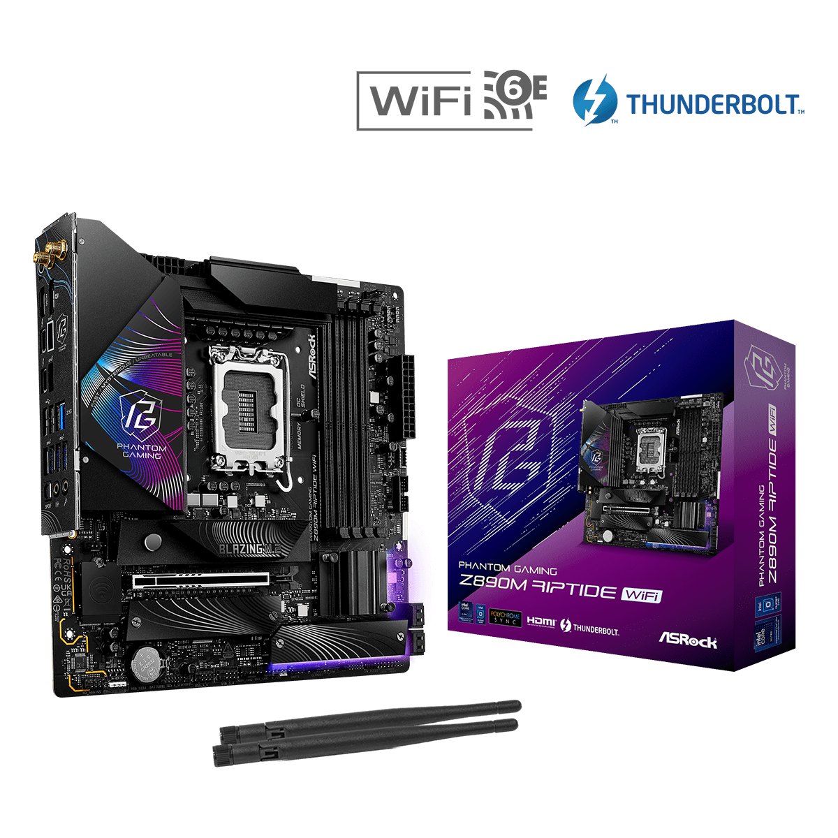 Pamatplate ASRock Z890M Riptide WiFi - foto 3